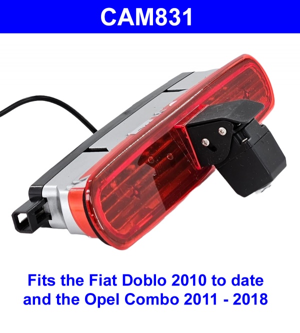 Fiat Doblo, Vauxhall Combo D Brake Light Reversing Camera
